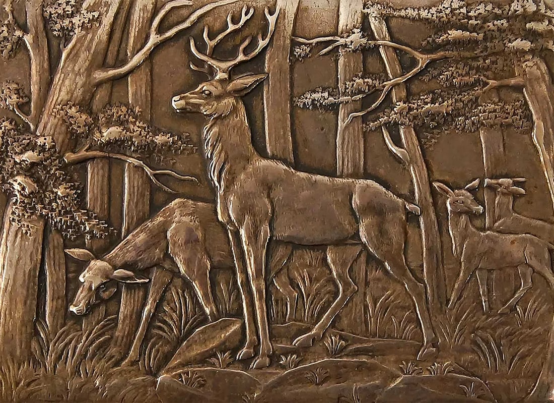 RUSSIAN SILVER CIGARETTE CASE - 2