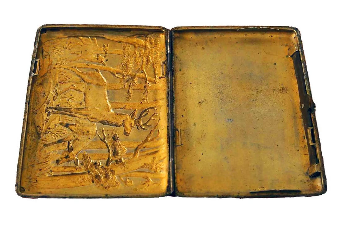 RUSSIAN SILVER CIGARETTE CASE - 3