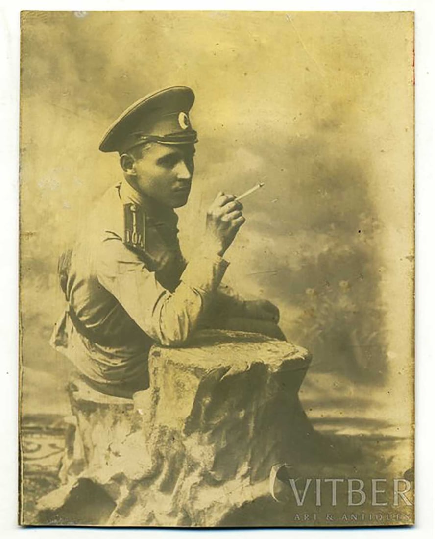 RUSSIAN SILVER CIGARETTE CASE - 9