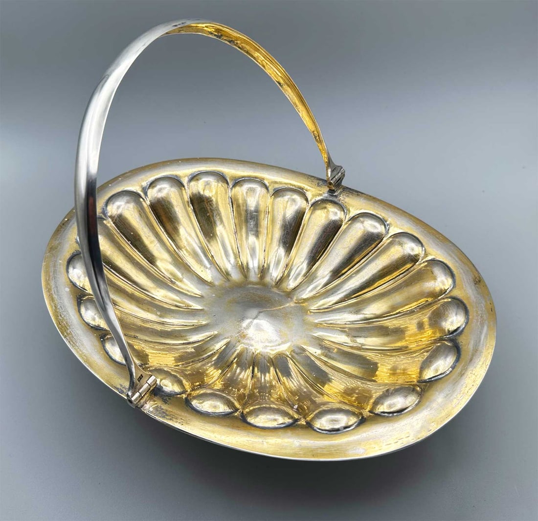 RUSSIAN IMPERIAL SILVER BASKET, 1868 (1 of 12)