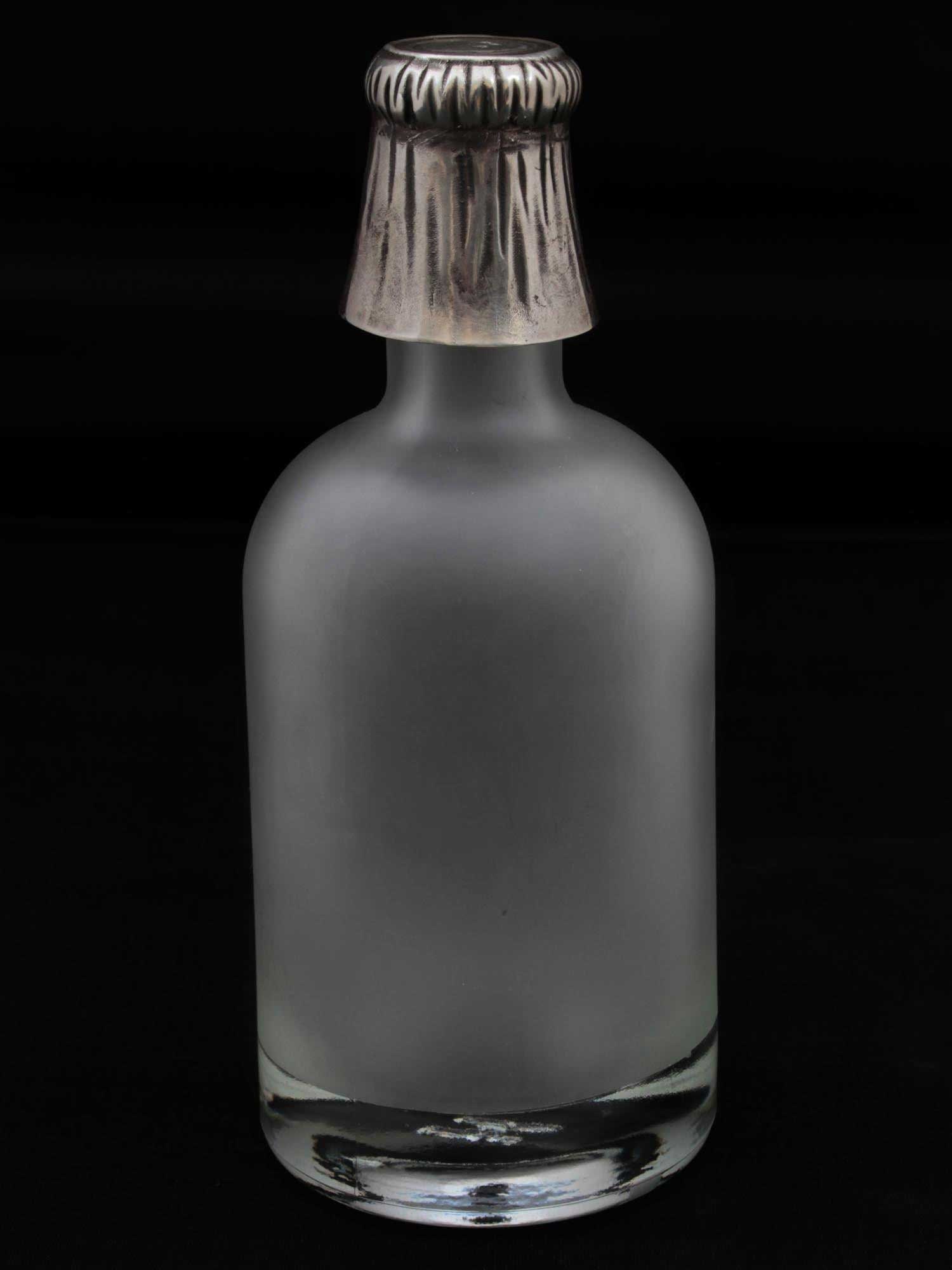 ANTIQUE RUSSIAN GLASS VODKA BOTTLE (1 of 13)