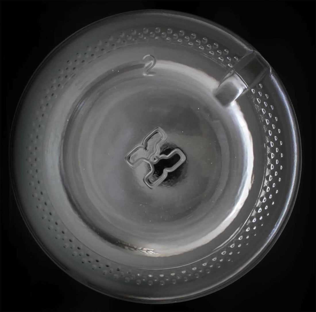 ANTIQUE RUSSIAN GLASS VODKA BOTTLE - 6