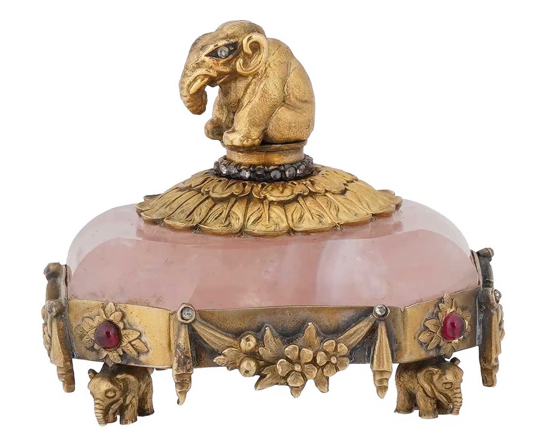 RUSSIAN SILVER QUARTZ BELL PUSH w. DIAMONDS: Prestigious Gift! Price Reduced — Limited-Time Offer! RUSSIAN SILVER QUARTZ BELL PUSH with DIAMONDS For your consideration is an antique Russian silver and rock crystal push bell. The piece is adorn