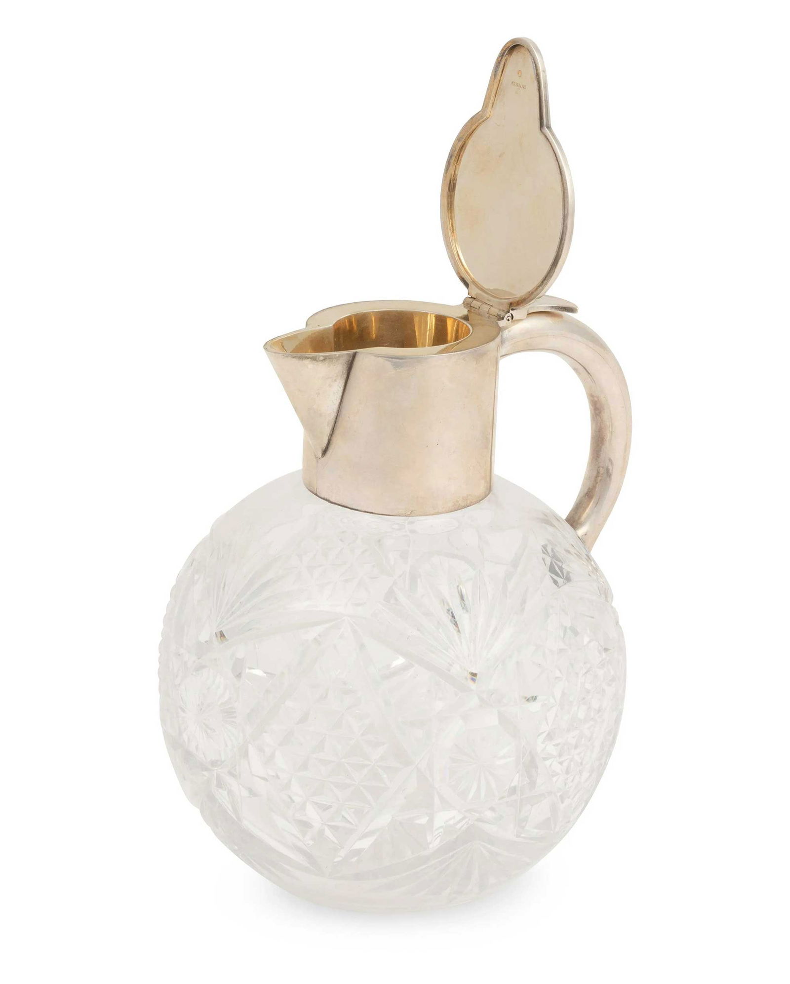 RUSSIAN SILVER CRYSTAL PITCHER, GRACHEV - 2