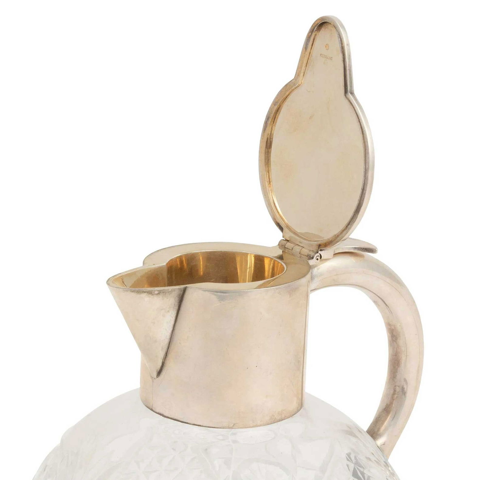 RUSSIAN SILVER CRYSTAL PITCHER, GRACHEV - 3
