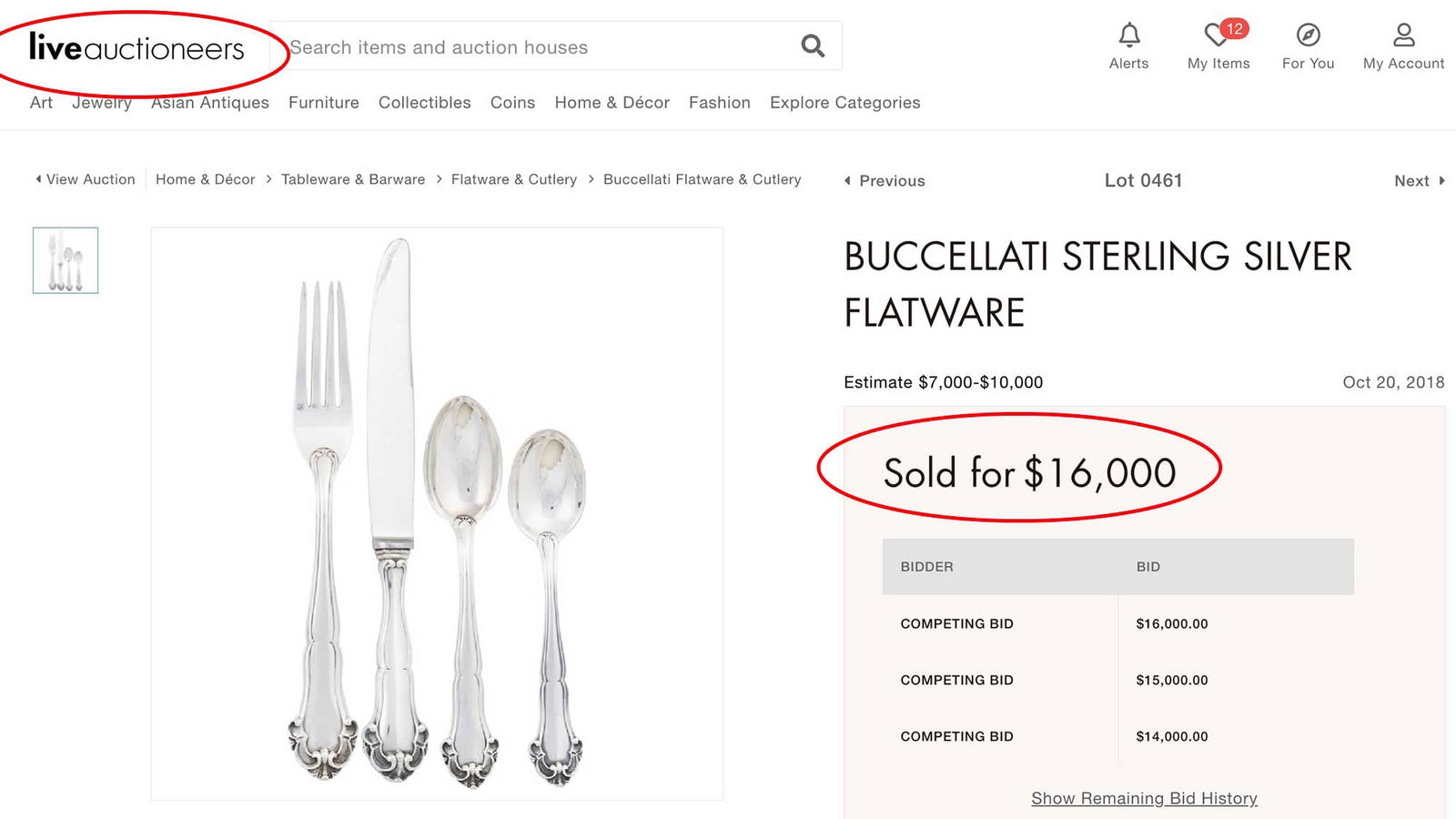 FABERGE - RUSSIAN SILVER FLATWARE SET, 1896 - 19