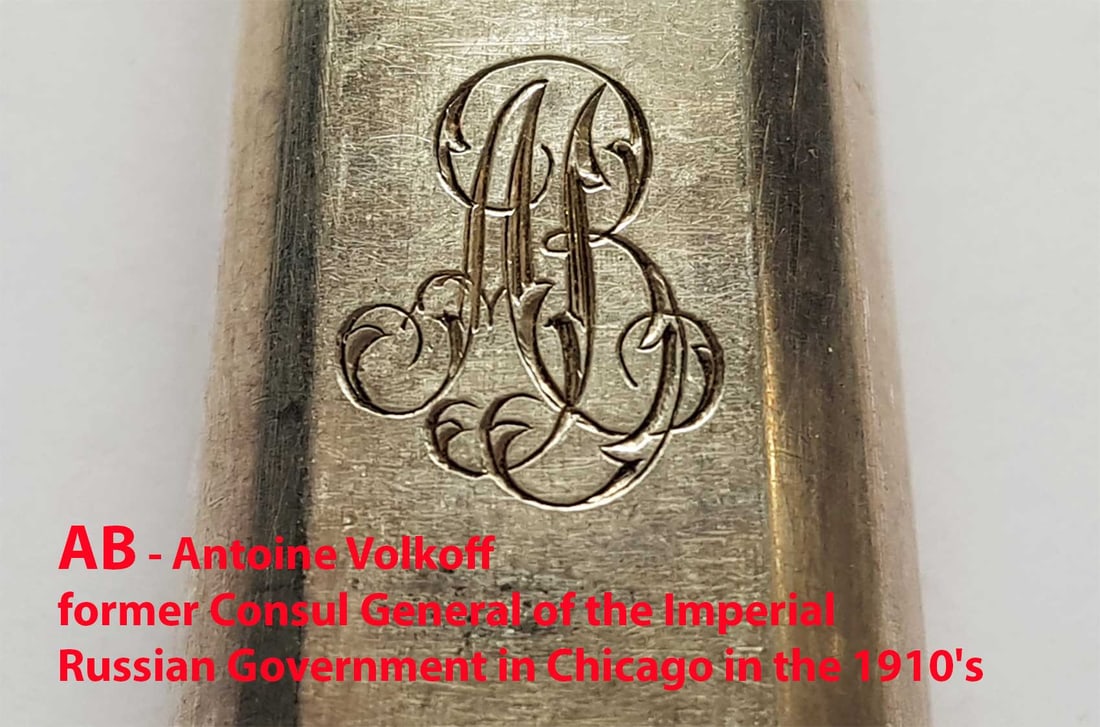 FABERGE - RUSSIAN SILVER FLATWARE SET, 1896 - 2