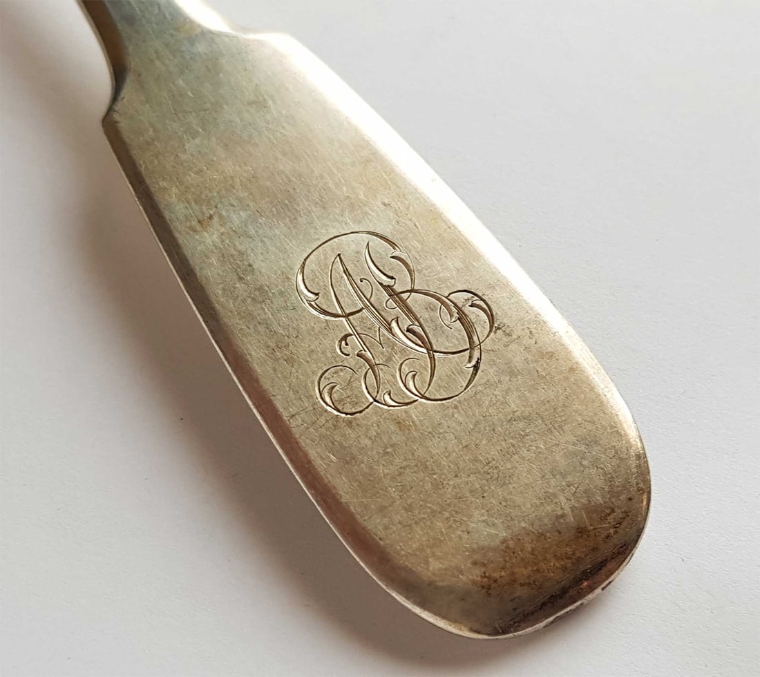 FABERGE - RUSSIAN SILVER FLATWARE SET, 1896 - 7