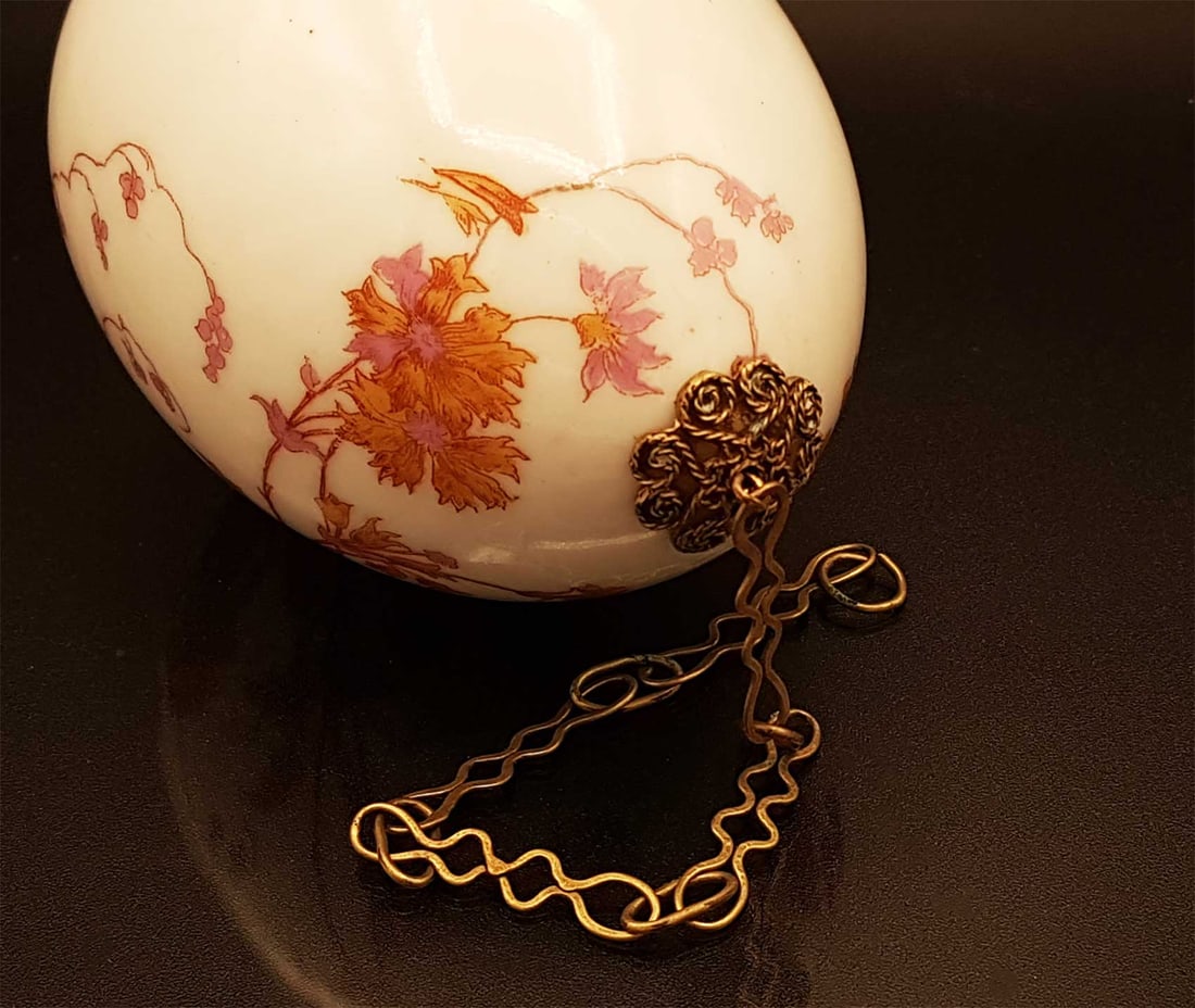 LARGE RUSSIAN PORCELAIN EASTER EGG - 8