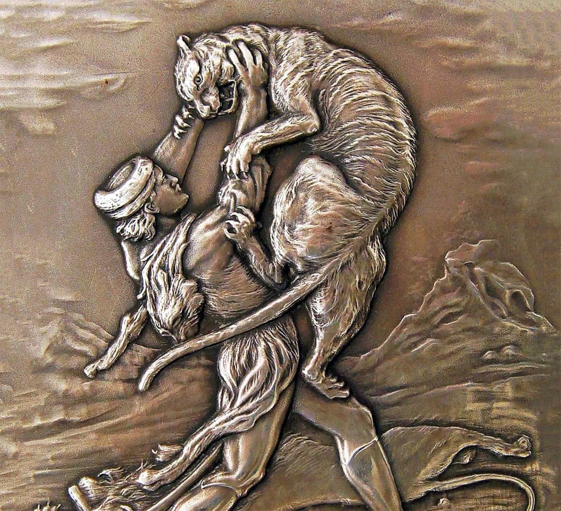 RUSSIAN SOVIET SILVER CIGARETTE CASE, BOX - 5