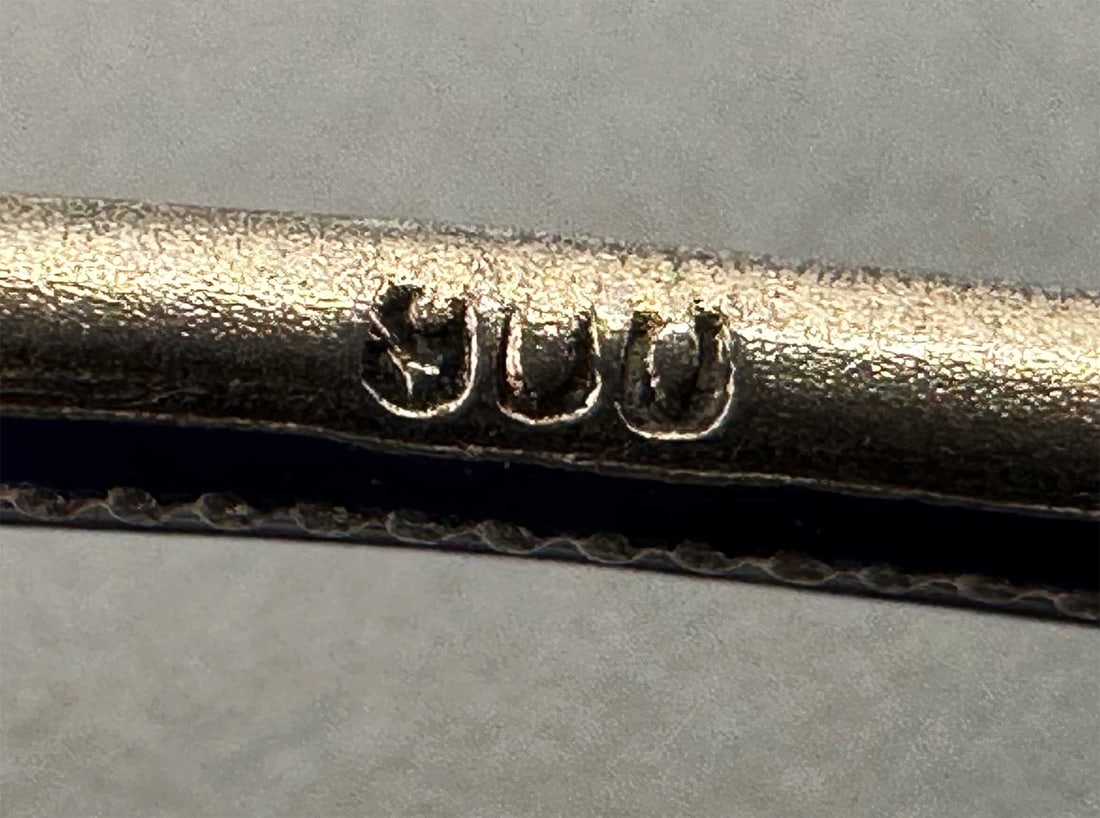 RARE SILVER CHAMPLEVE ENAMEL SPOON - 11