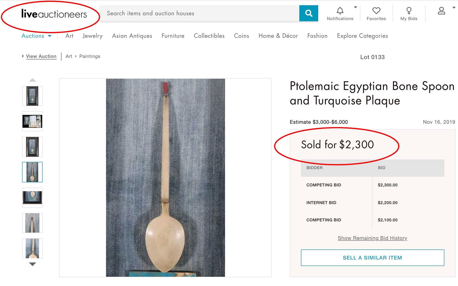 RUSSIAN SILVER & BONE FORK & SPOON SET - 5