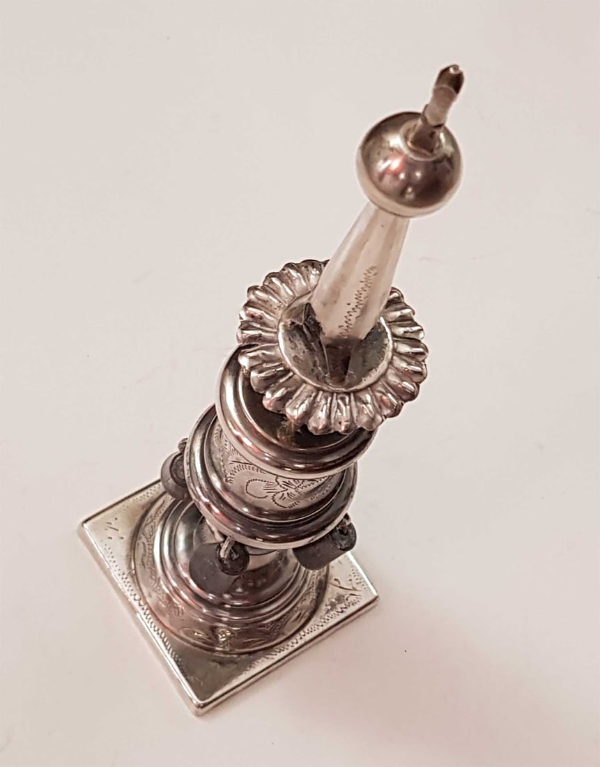 JEWISH SILVER SPICE TOWER, POLAND 1864 (1 of 19)