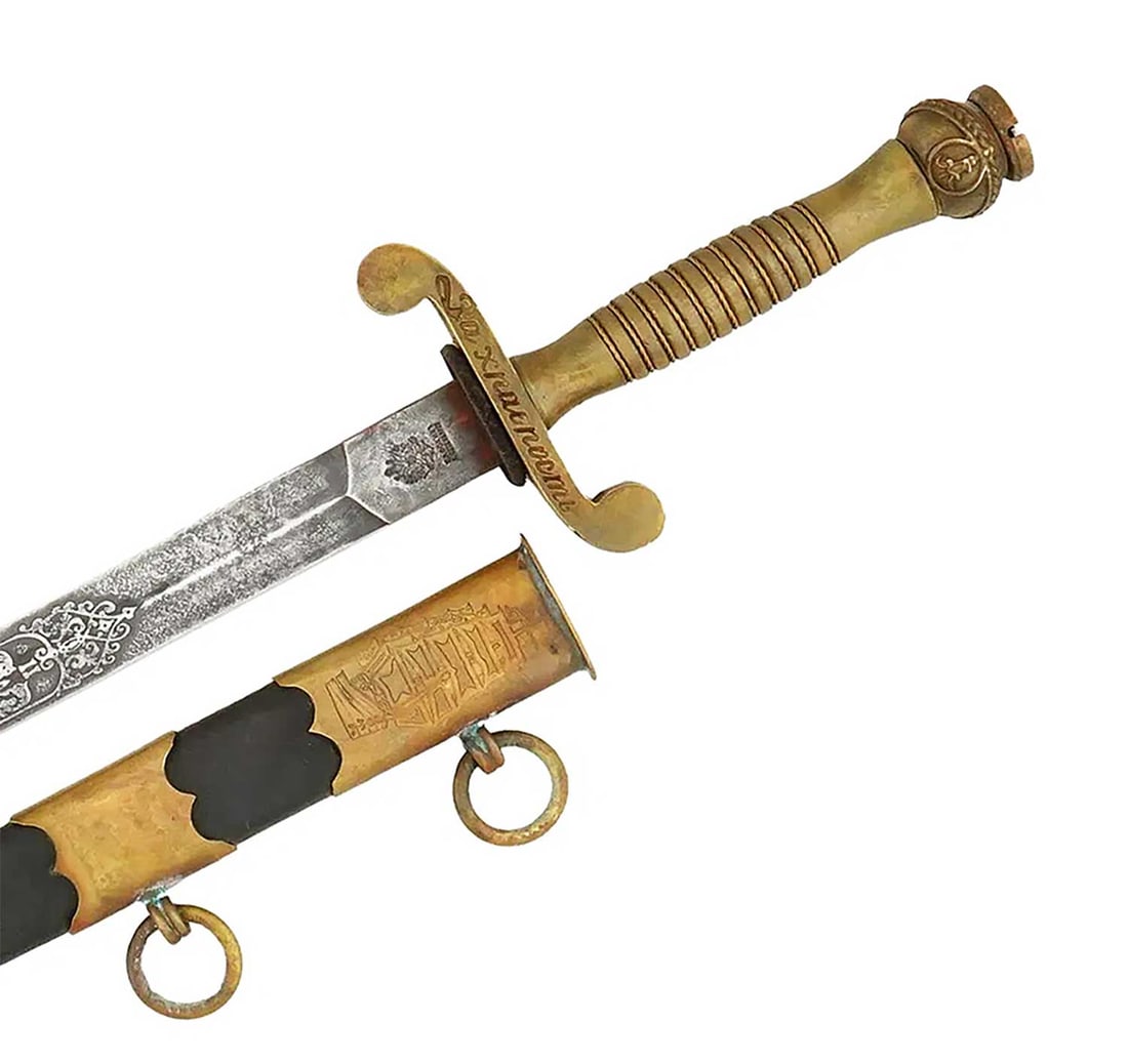 RUSSIAN NAVAL DIRK for BRAVERY, ALEXANDER II (1 of 11)