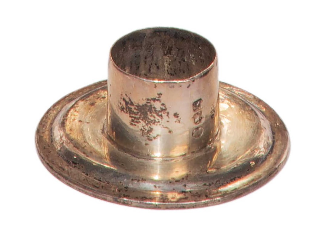 ENGLISH SILVER BOBECHE, GEORGE III, 1805 (1 of 3)