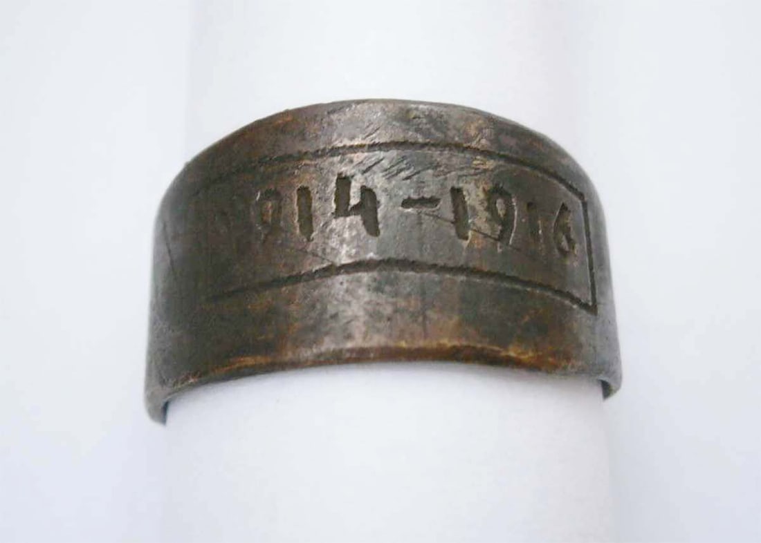 GERMAN WWI RING DATED 1914-1916