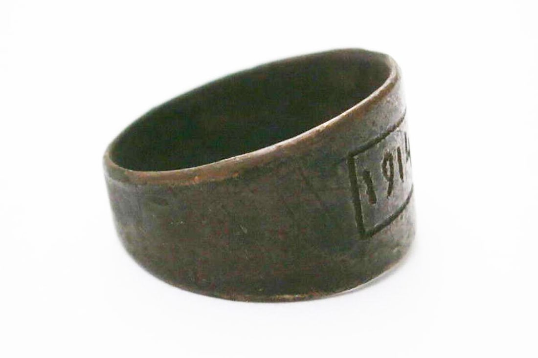 GERMAN WWI RING DATED 1914-1916 - 3