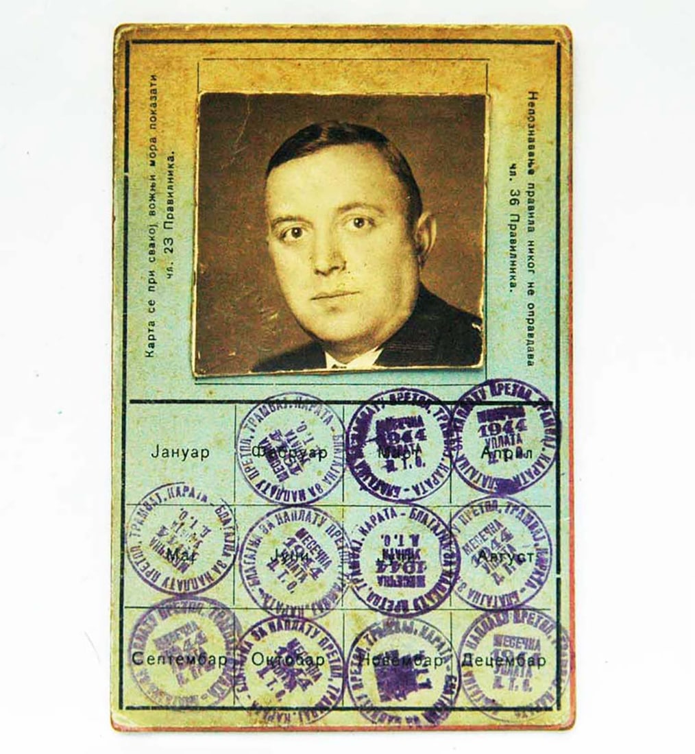 RARE GERMAN WWII TRAM TICKET, 1944: Great Display Piece! Price Reduced — Limited-Time Offer! RARE GERMAN WWII TRAM TICKET, 1944 German WWII tram ticket from 1944. This is a very rare and collectible document. TEST: This particular ite