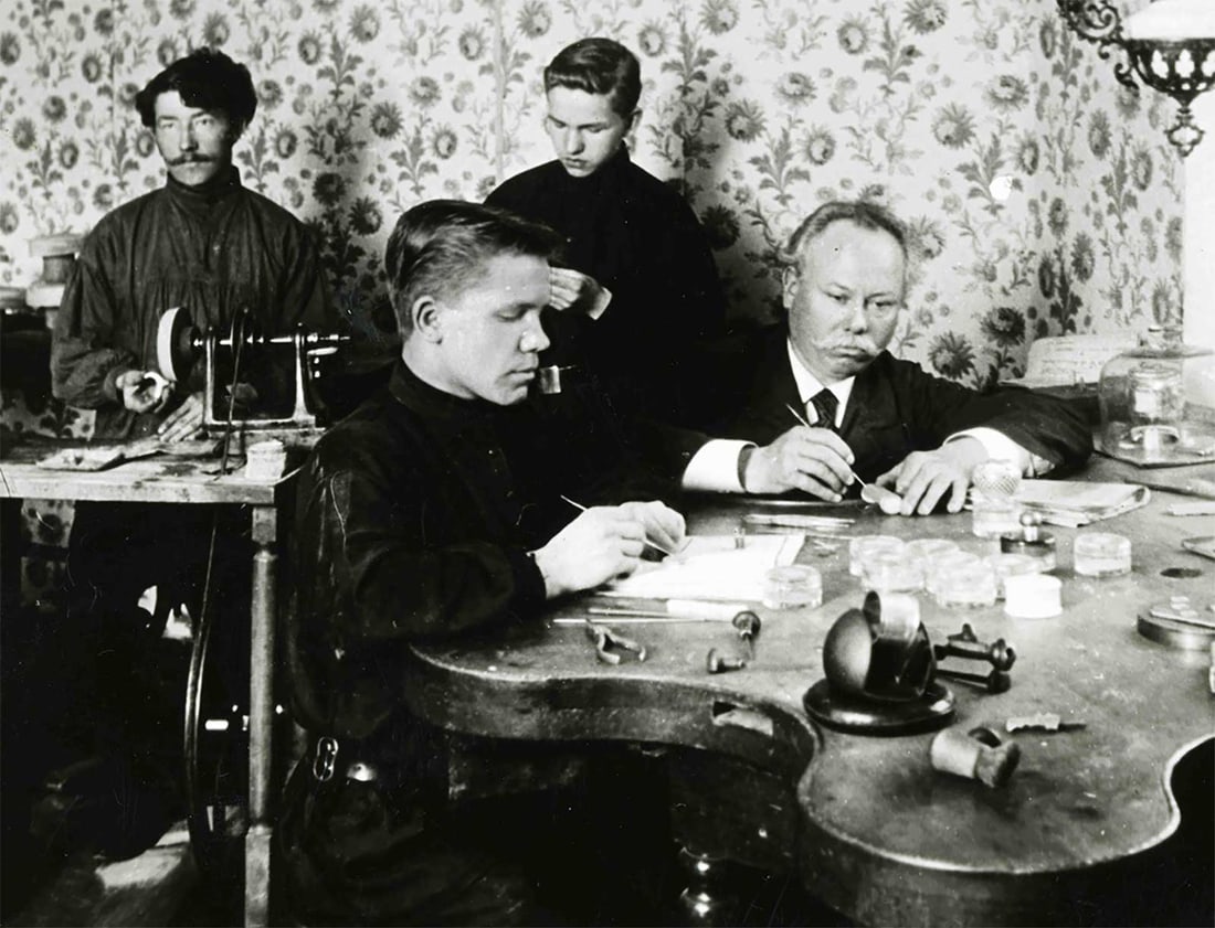 RUSSIAN SILVER NAPKIN RING, MARKED - 10