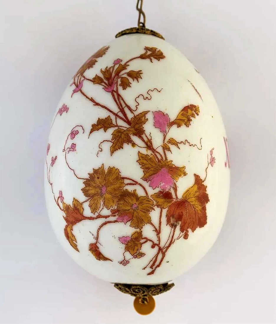 LARGE RUSSIAN PORCELAIN EASTER EGG - 10