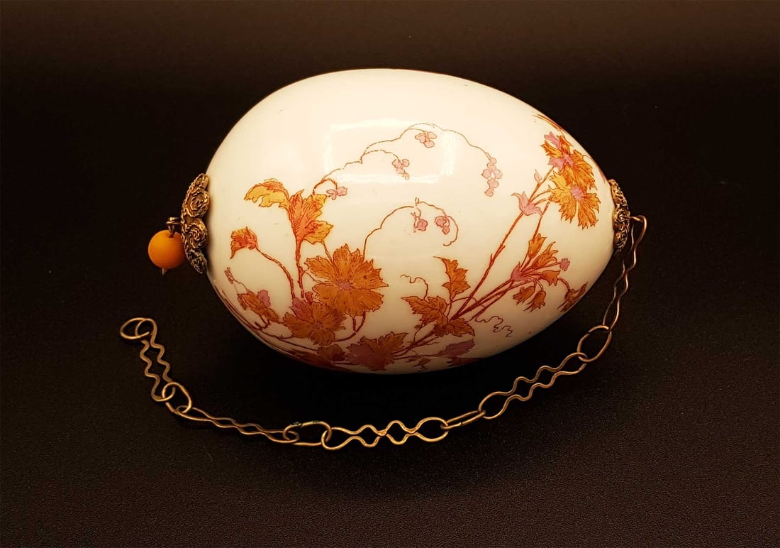 LARGE RUSSIAN PORCELAIN EASTER EGG - 7