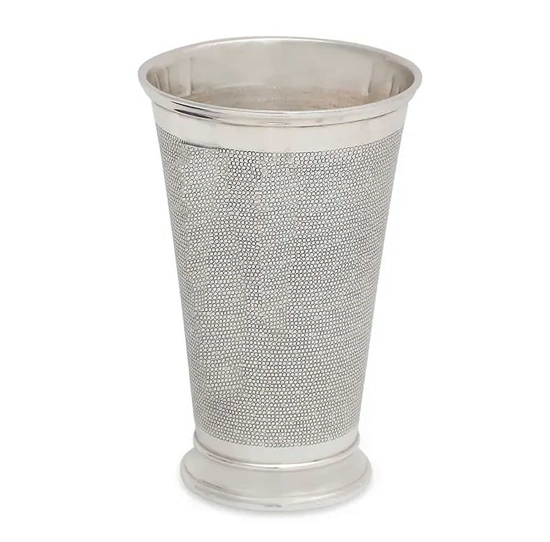 JUDAICA SILVER KIDDUSH BEAKER SNAKESKIN (1 of 17)