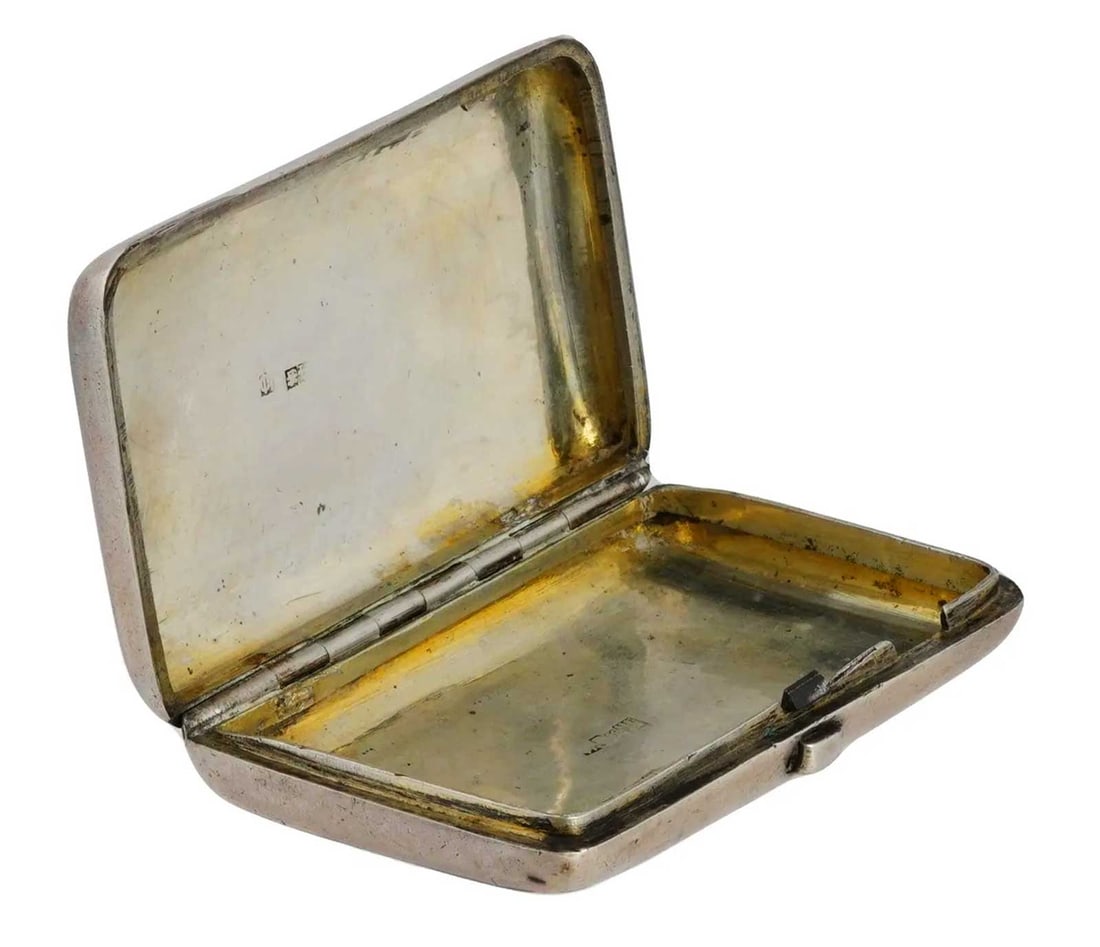 RUSSIAN SILVER SNUFF BOX, 1889 - 5