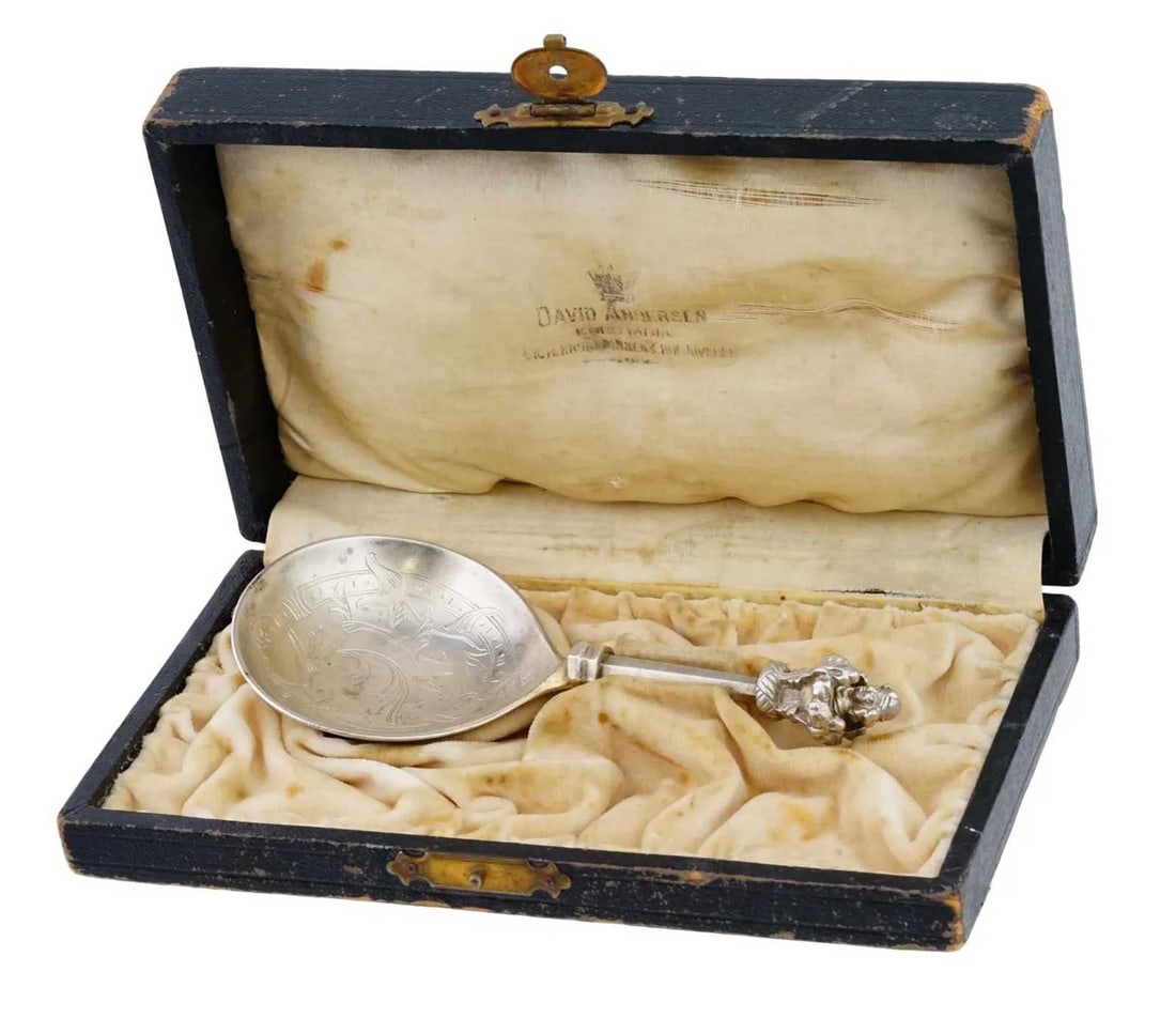 DAVID ANDERSEN - NORWEGIAN SILVER SPOON - 3