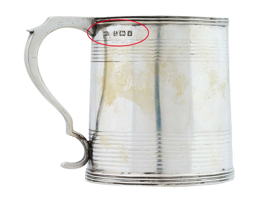 RARE ENGLISH GEORGE V STERLING SILVER TANKARD, BIRMINGHAM 1905 - HALLMARKED ANTIQUE: No Reserve! Limited-Time Price Reduction! RARE ENGLISH GEORGE V STERLING SILVER TANKARD, BIRMINGHAM 1905 - HALLMARKED ANTIQUE Presented is a rare Antique English George V Sterling Silver Tankard, expe
