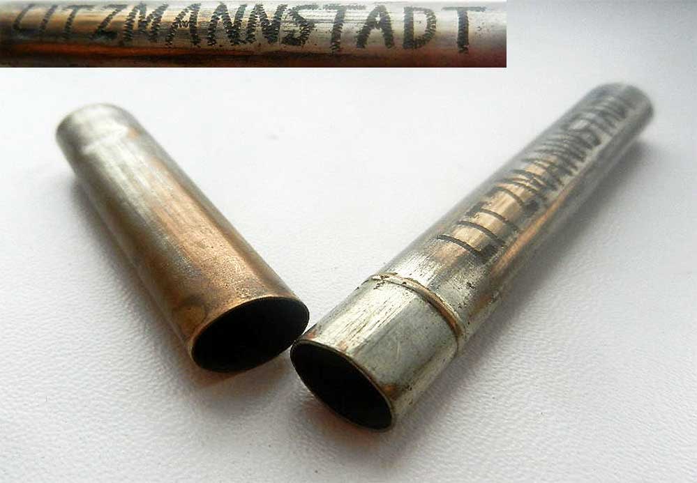 RARE JEWISH WWII LITZMANNSTADT POLAND THERMOMETER CASE BOX HAND ENGRAVED HISTORICAL ARTIFACT: No Reserve! Limited-Time Price Reduction! RARE JEWISH WWII LITZMANNSTADT POLAND THERMOMETER CASE BOX HAND ENGRAVED HISTORICAL ARTIFACT Presented is a rare Jewish WWII thermometer case box from Litzman