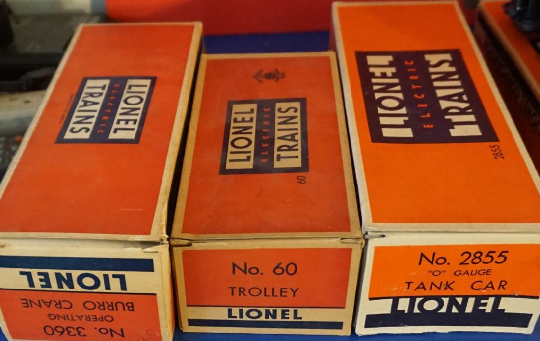 Lionel 3 crisp boxes and inserts 60 3360 2855 (1 of 2)