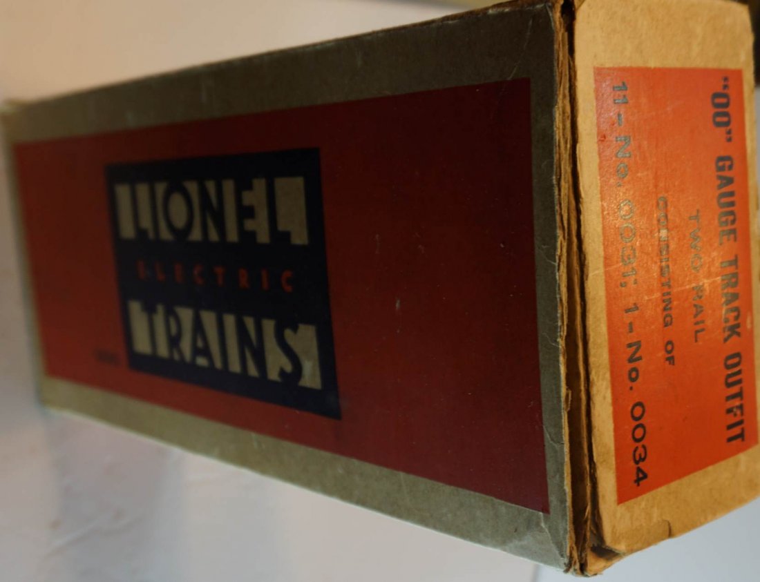 lionel 0034 rare box of 2 rail track complete! (1 of 2)