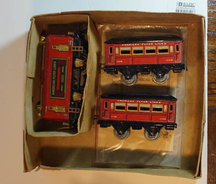 American flyer lovely 3100 passenger set in box ca 1928 (1 of 5)