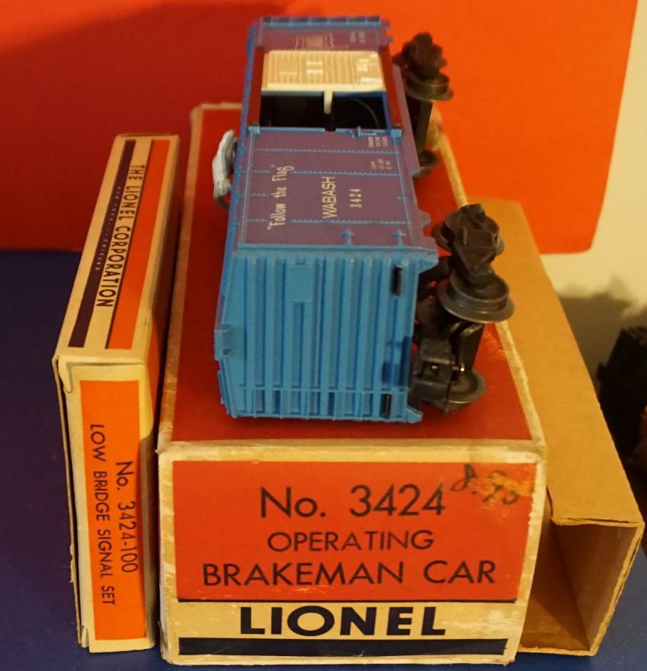 LIONEL 3424 Wabash braakeman car c8 boxed! inserted! (1 of 2)