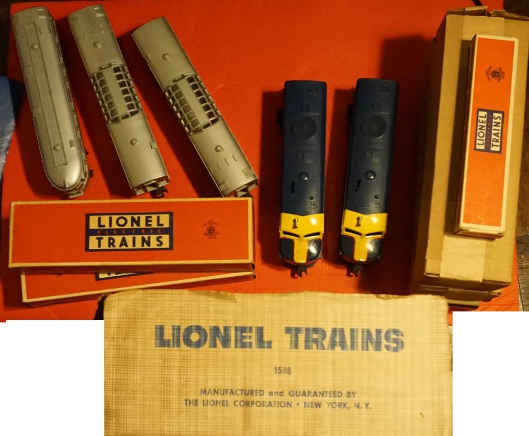 lionel super set 1586 from 1956  204 passenger! (1 of 8)