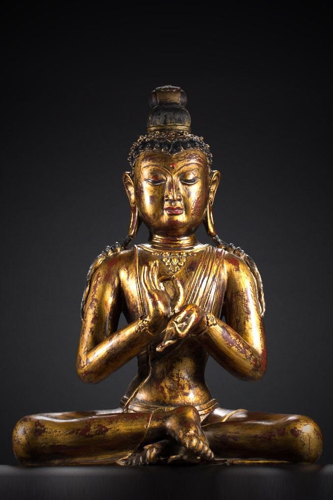 Chinese Tibetan Bronze Buddha (1 of 10)