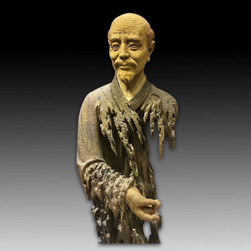 Chinese Wood Carving of Hongyifashi (1 of 8)