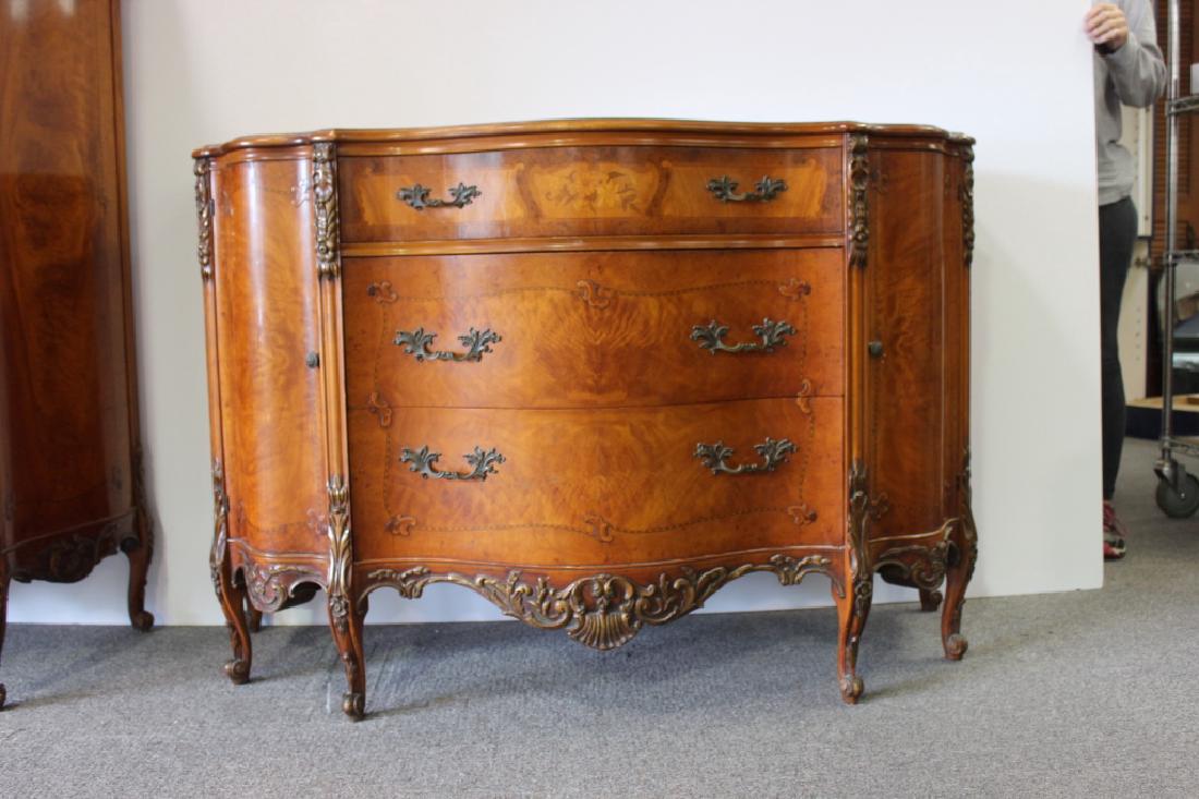 French Style Serpentine Chest Of Drawers (1 of 4)