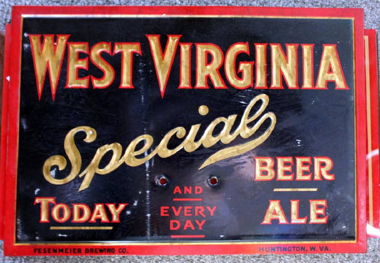 West Virginia Beer Sign