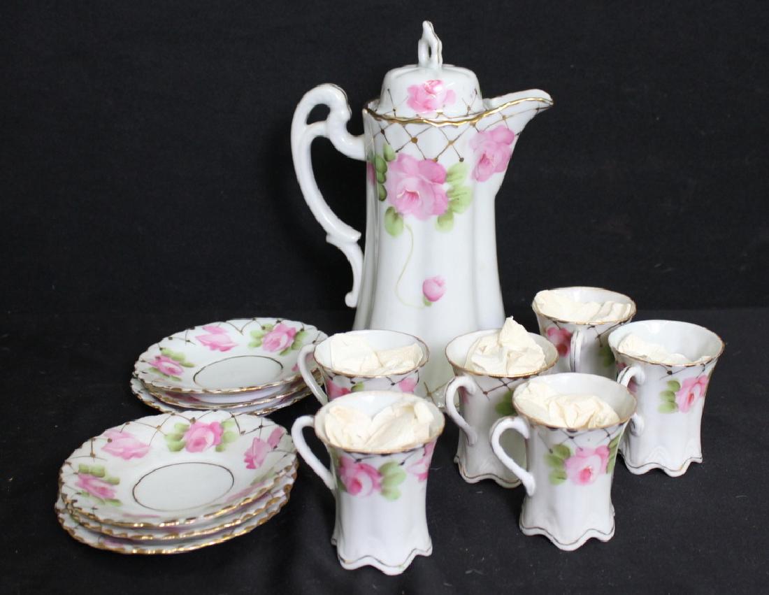 Antique Complete Chocolate Set (1 of 4)