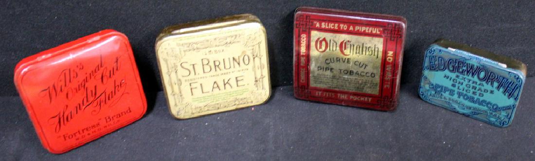Tobacco Tins, Lot of 4 Vintage (1 of 5)