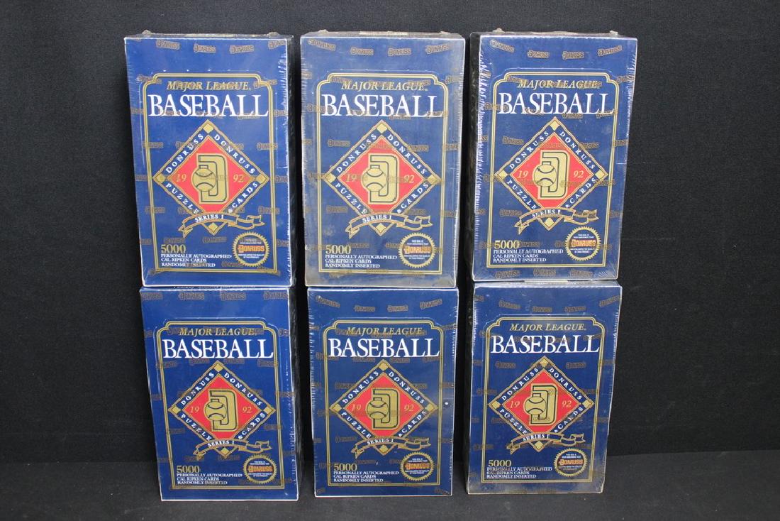 6 DONRUSS Baseball Cards Sets (1 of 2)