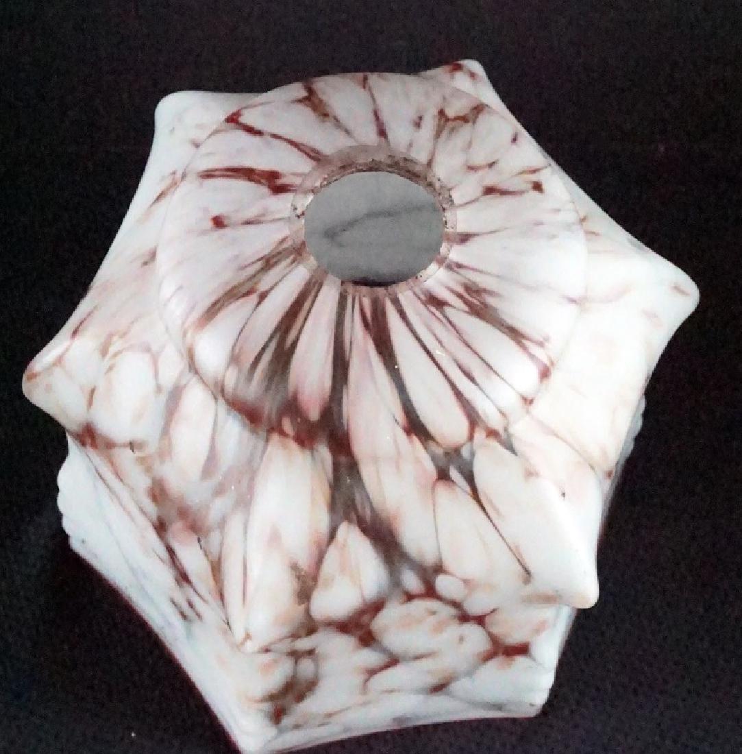 Vintage Czech Swirl Art Deco Lamp Shade (1 of 5)