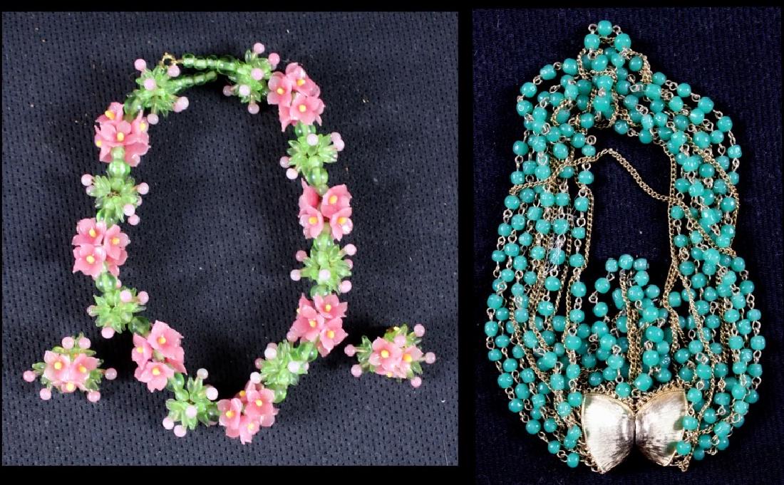 Two Vintage Costume Jewelry Plastic Bakelite (1 of 5)