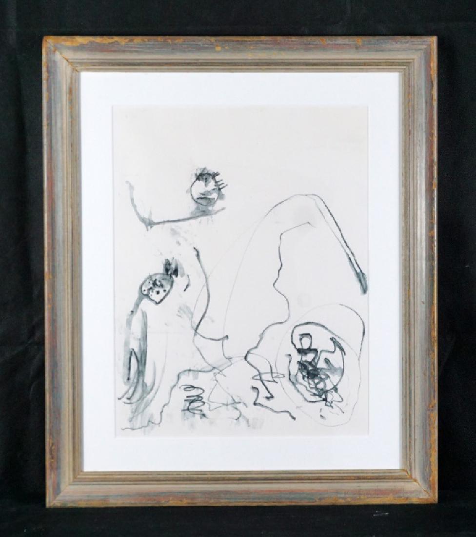 Watercolor, Attributed to Tracey Emin (1 of 4)