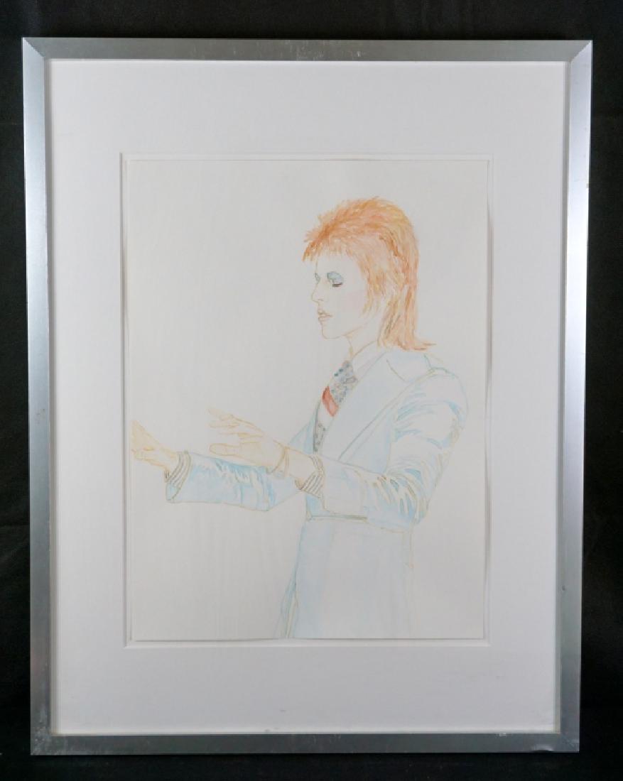 Abetz & Drescher Drawing of David Bowie (1 of 5)