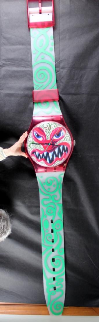 Kenny Scharf Monster Wall Clock (b.1958) (1 of 5)