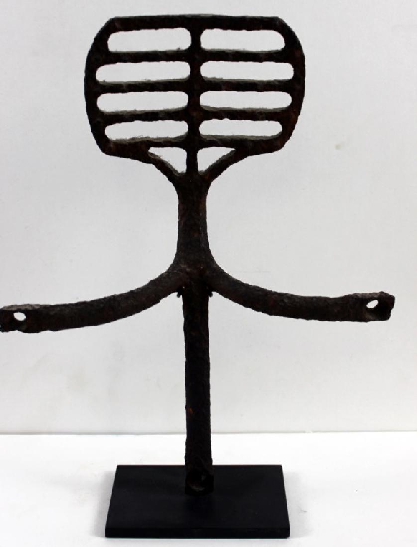 Found Objects Art Foot Plate Figure Sculpture (1 of 7)