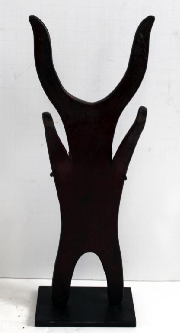 Found Objects Art Metal Devil Figure Sculpture (1 of 6)