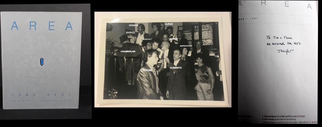 AREA signed book Jennifer Goode/ Warhol Basquait (1 of 5)